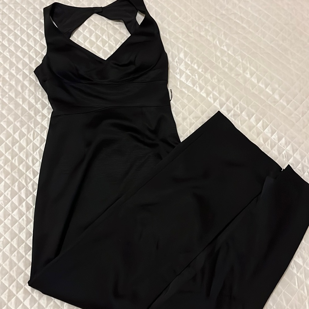 Adrianna Papell Black Floor Length Dress